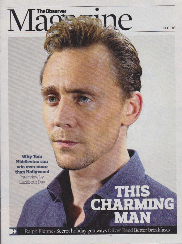 Observer Magazine - Tom Hiddleston
