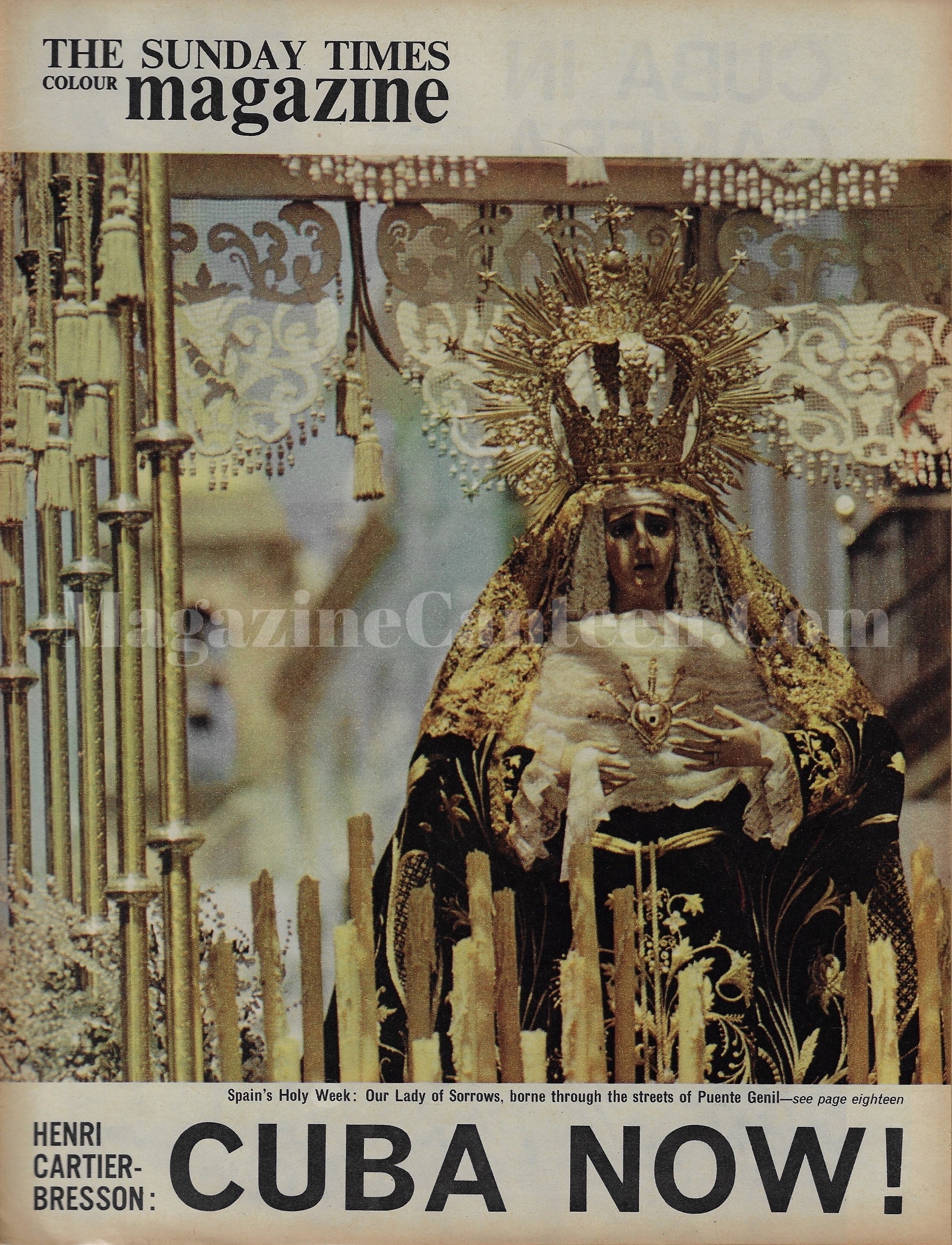 The Sunday Times Magazine Henri Cartier Bresson Magazine Canteen