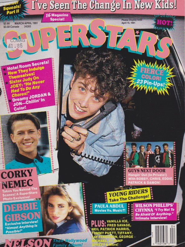 Superstars Magazine - Joe New Kids On The Block 1991