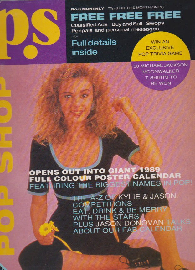 Pop Shop Poster Magazine - Kylie Minogue