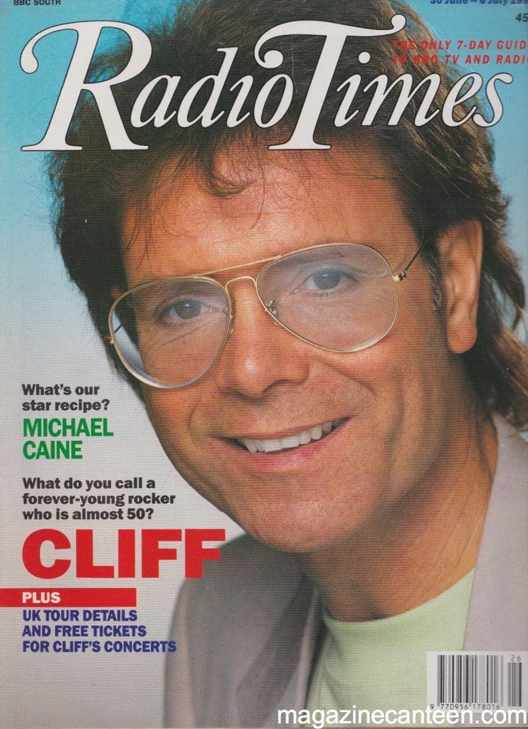 Radio Times Magazine 1990 - Cliff Richard