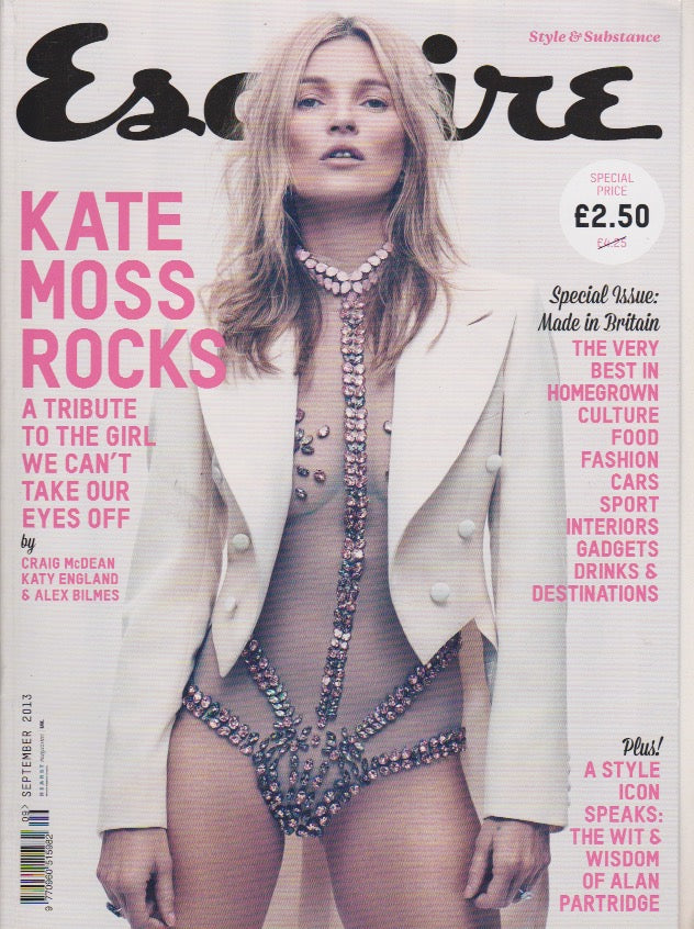 Esquire Magazine - September 2013 - Kate Moss