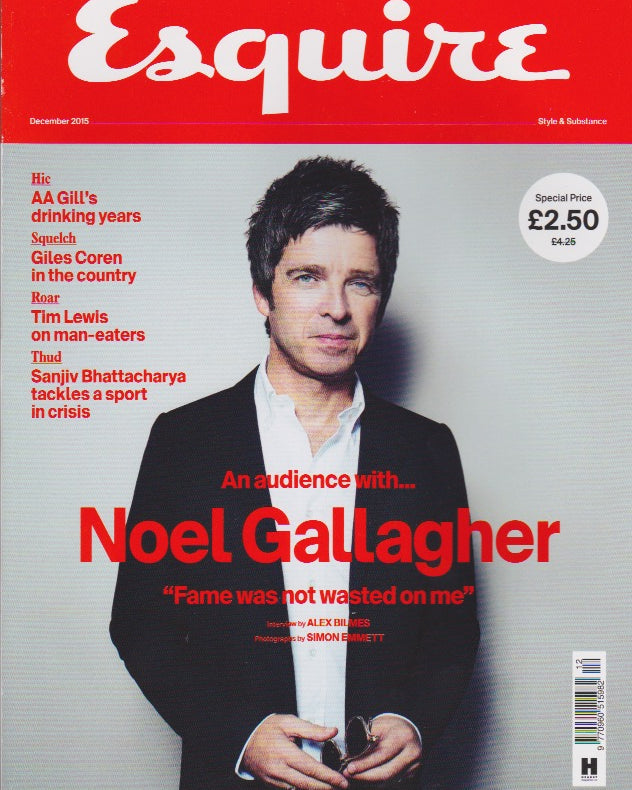 Esquire Magazine - December 2015 - Noel Gallagher