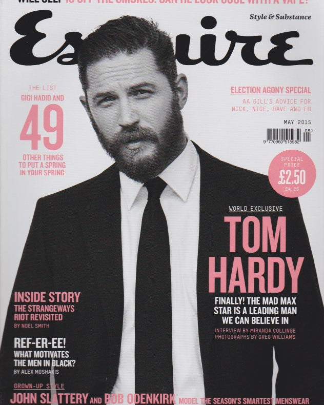 Esquire Magazine - May 2015 - Tom Hardy