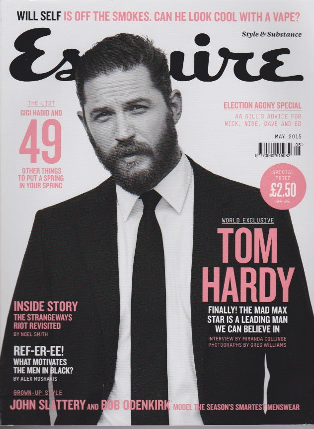 Esquire Magazine - May 2015 - Tom Hardy