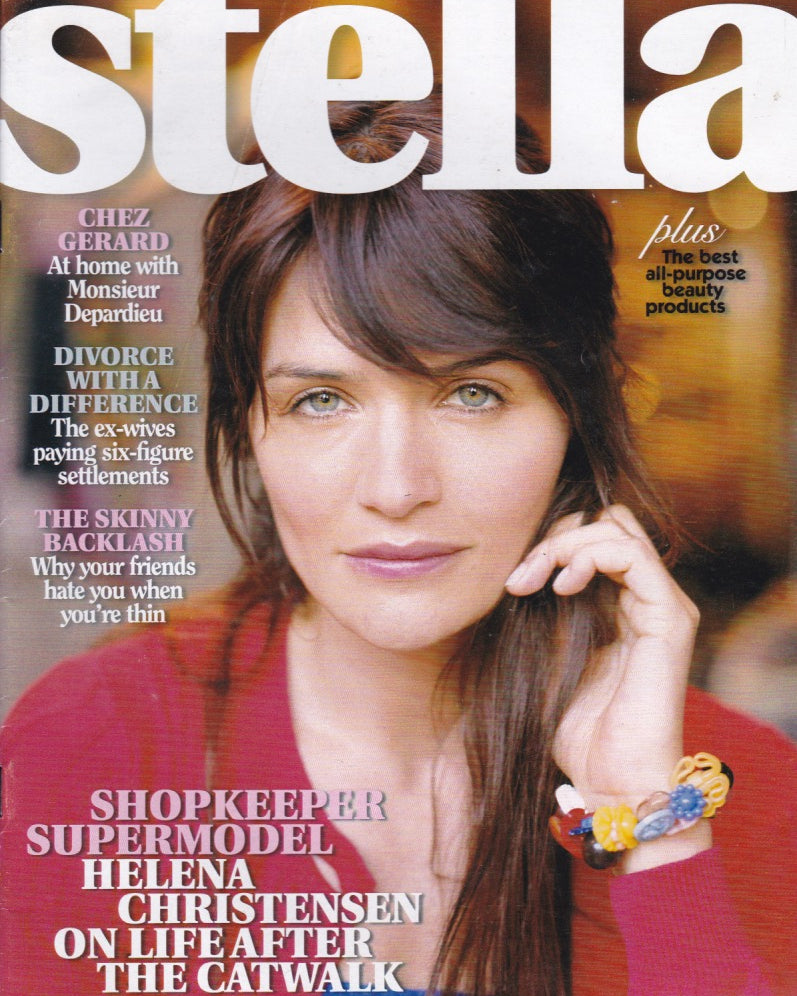Stella Magazine - Helena Christensen - magazine canteen