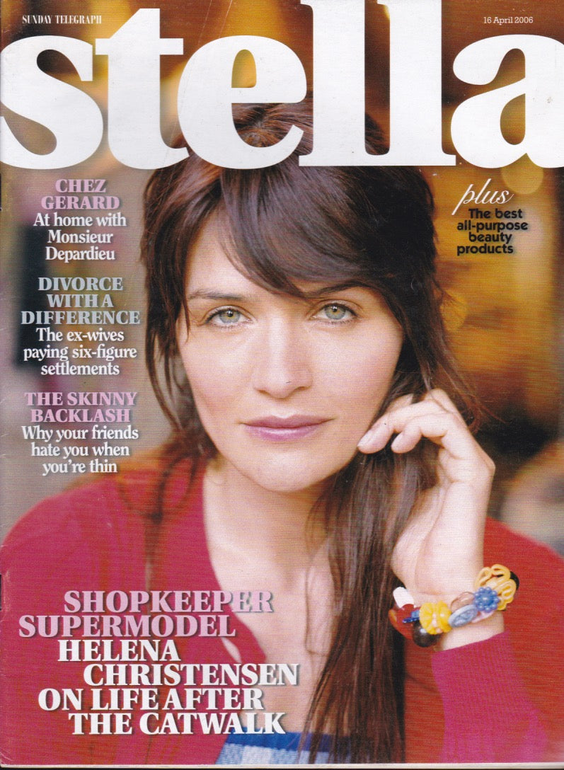 Stella Magazine - Helena Christensen - magazine canteen